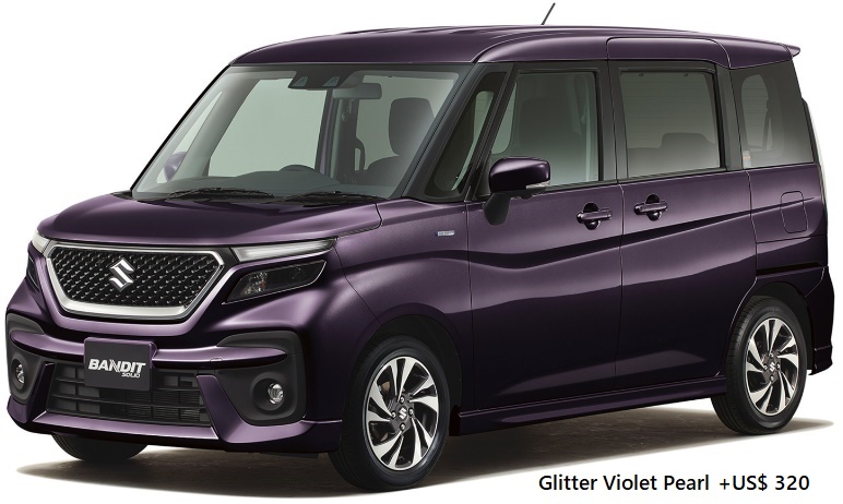 New Suzuki Solio Bandit Hybrid body color: Glitter Violet Pearl +US$320