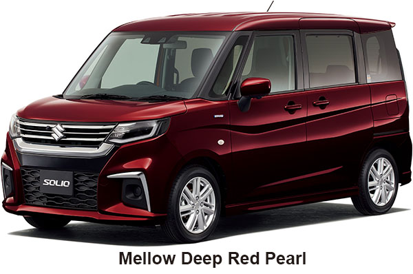 Suzuki Solio Hybrid Color: Mellow Deep Red Pearl