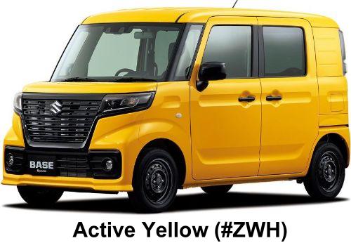 New Suzuki Spacia Base body color: Active Yellow (#ZWH)
