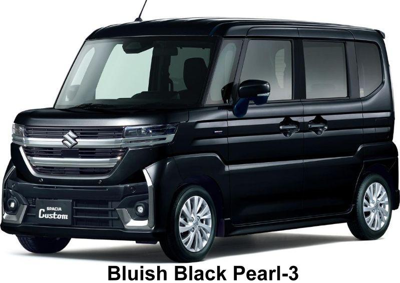 New Suzuki Spacia Custom Hybrid body color: Bluish Black Pearl-3