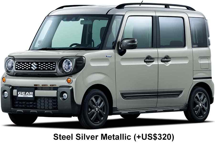 New Suzuki Spacia Gear body color: Steel Silver Metallic (+US$320)