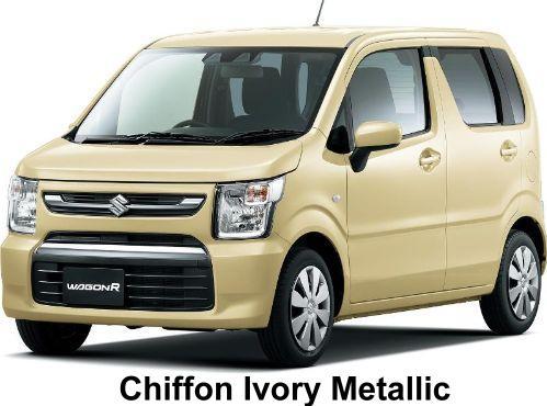 New Suzuki Wagon R Hybrid body color: Chiffon Ivory Metallic