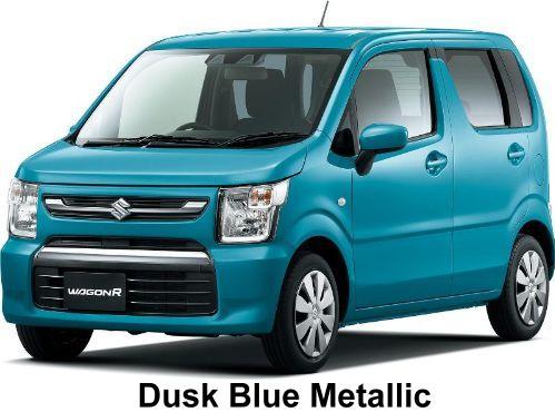 New Suzuki Wagon R Hybrid body color: Dusk Blue Metallic