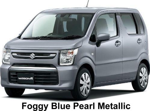 New Suzuki Wagon R Hybrid body color: Foggy Blue Pearl Metallic