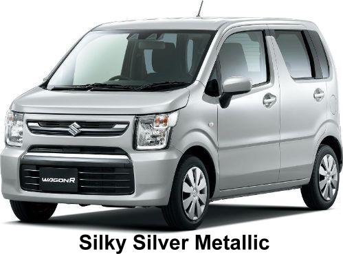 New Suzuki Wagon R Hybrid body color: Silky Silver Metallic