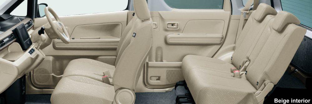 New Suzuki Wagon R Hybrid photo: interior view image (Beige)