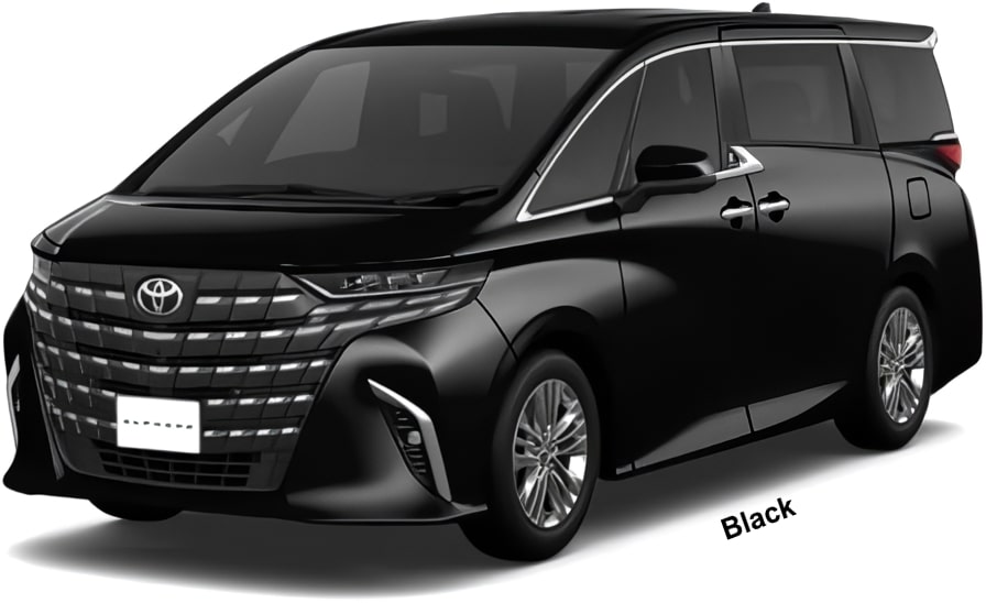 New Toyota Alphard body color: BLACK