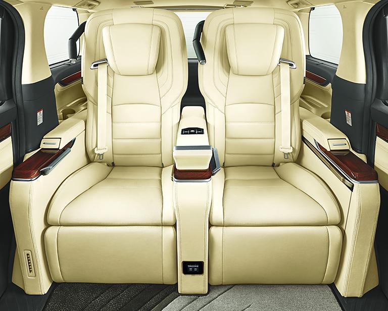 New Toyota Alphard Royal Lounge photo: Rear Seat view