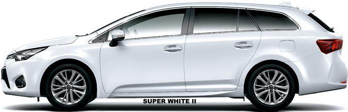 New Toyota Avensis Body color: Super White II
