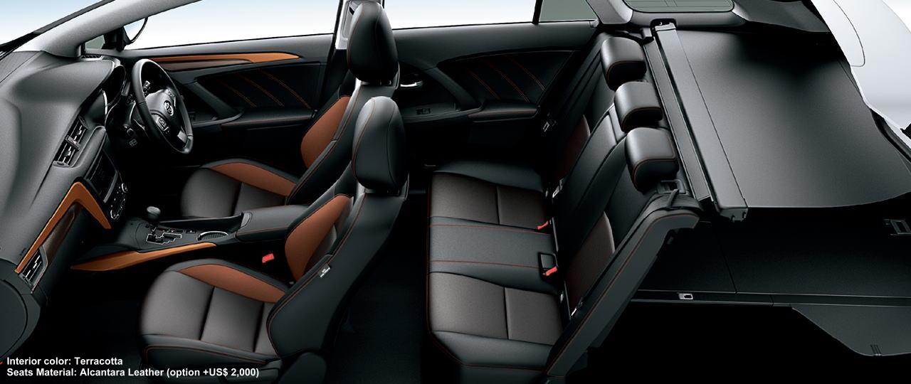 New Toyota Avensis photo: Interior picture (Terracotta)