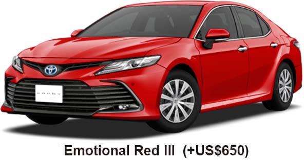 Toyota Camry Color: Emotional Red