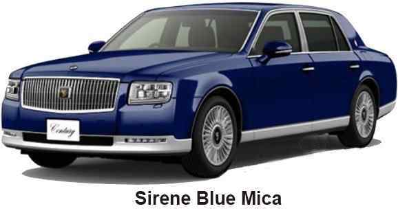 Toyota Century Color: Slin Blue Mica