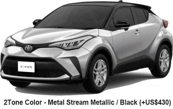 Toyota CHR Color: 2 Tone Metal Stream Metallic + Black