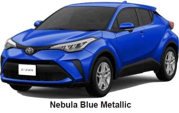 Toyota CHR Color: Nebula Blue Metallic