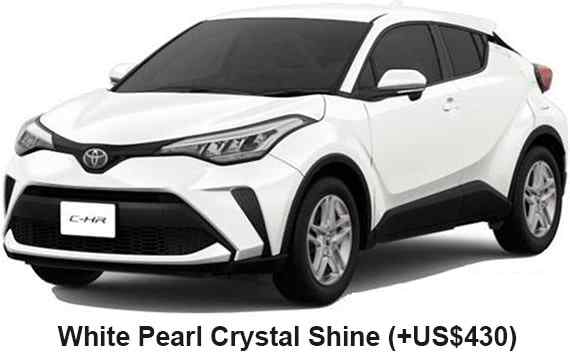 Toyota CHR Color: White Pearl Crystal Shine