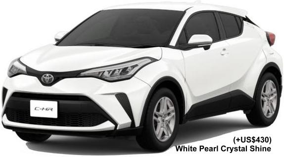 Toyota CHR Hybrid Color: White Pearl Crystal Shine