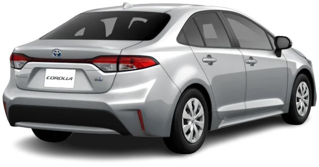 New Toyota Corolla Hybrid photo: Back view image