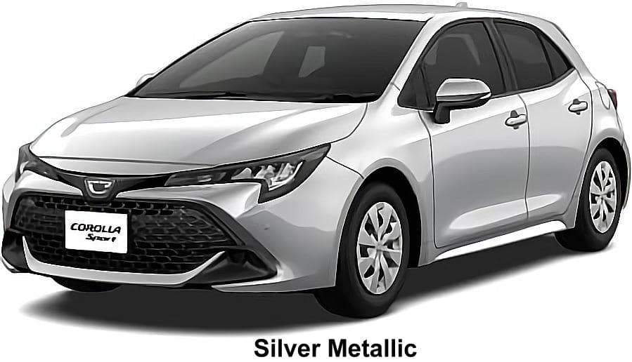 New Toyota Corolla Sport body color: Silver Metallic