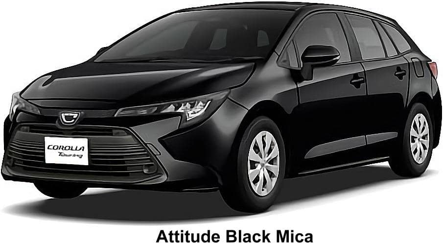 New Toyota Corolla Touring Hybrid body color: Attitude Black Mica