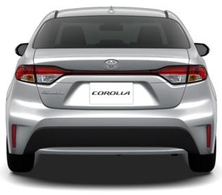 New Toyota Corolla photo: Back view 2