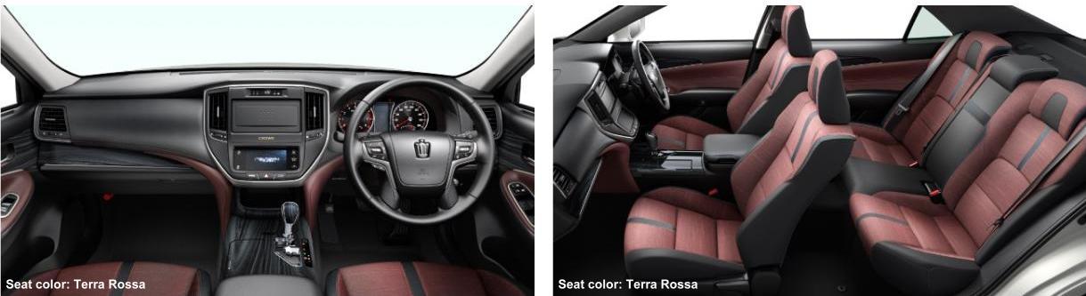 New Toyota Crown Athlete Hybrid pictures: Terra Rossa Seats