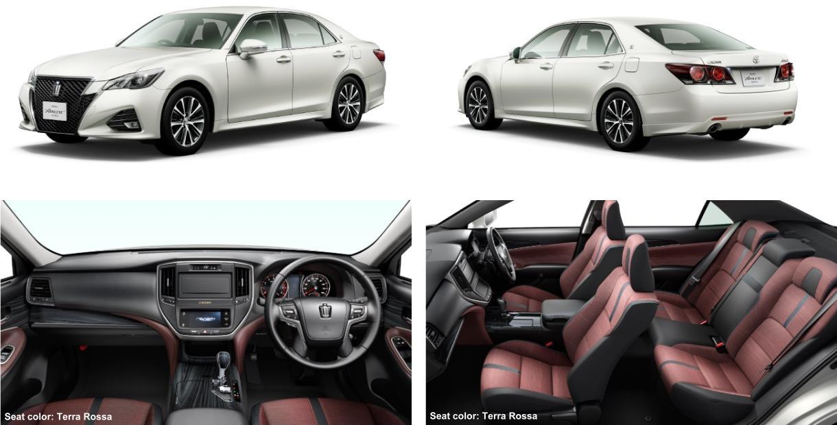 New Toyota Crown Athlete pictures: Terra Rossa Seats