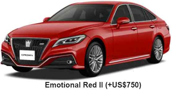 Toyota Crown Hybrid Color: Emotional Red II