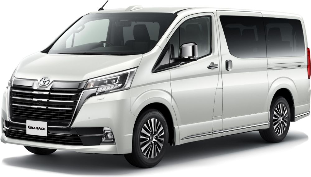 New Toyota GranAce front picture (8 Seater Model)