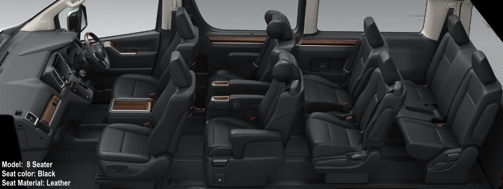 New Toyota Granace 8 Seater Model Seats Arrangement