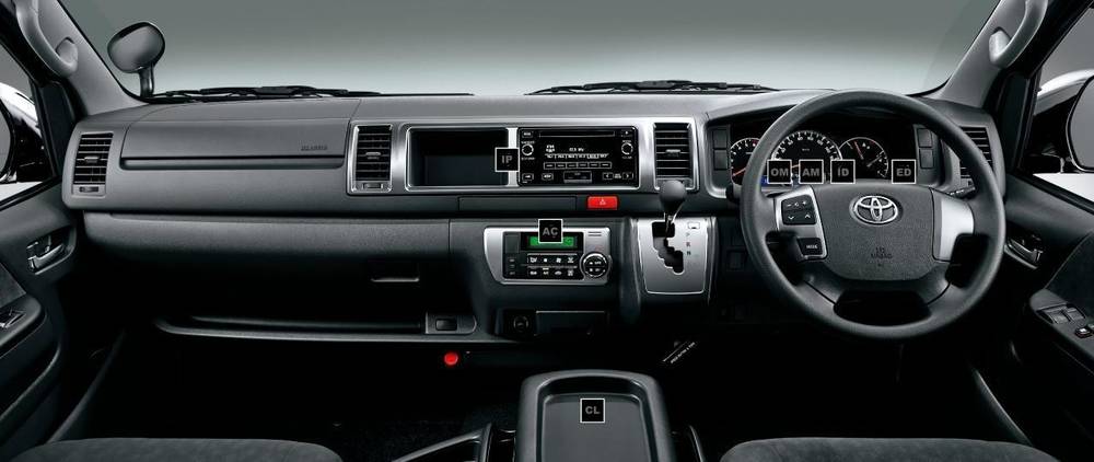 New Toyota Hiace Wagon & Hiace Grand Cabin photo : Cockpit view