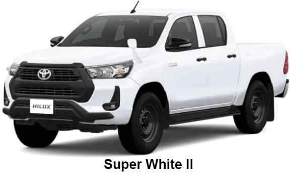 Toyota Hilux Color: Super White
