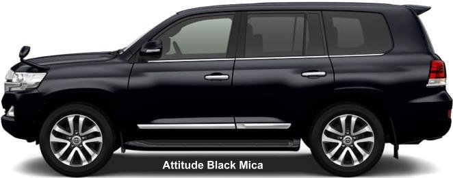 New Toyota Land Cruiser-200 body color: ATTITUDE BLACK MICA
