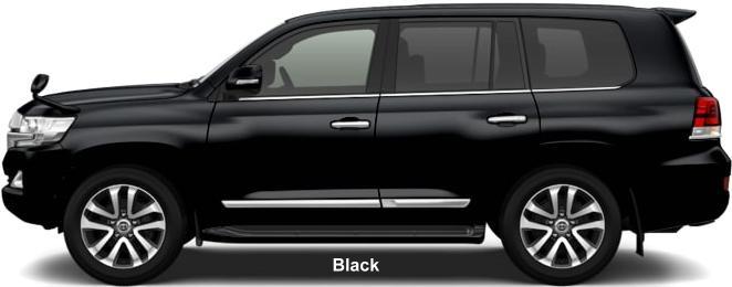 New Toyota Land Cruiser-200 body color: BLACK