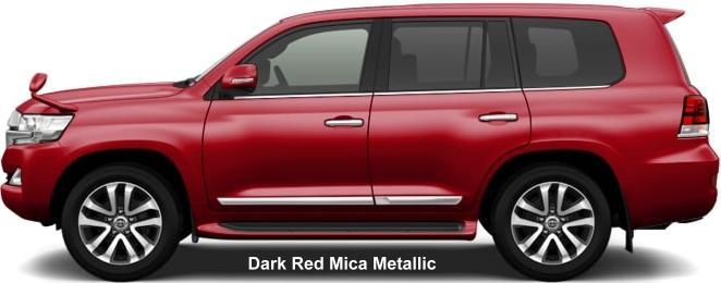 New Toyota Land Cruiser-200 body color: DARK RED MICA METALLIC