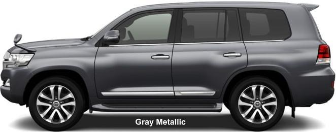 New Toyota Land Cruiser-200 body color: GRAY METALLIC
