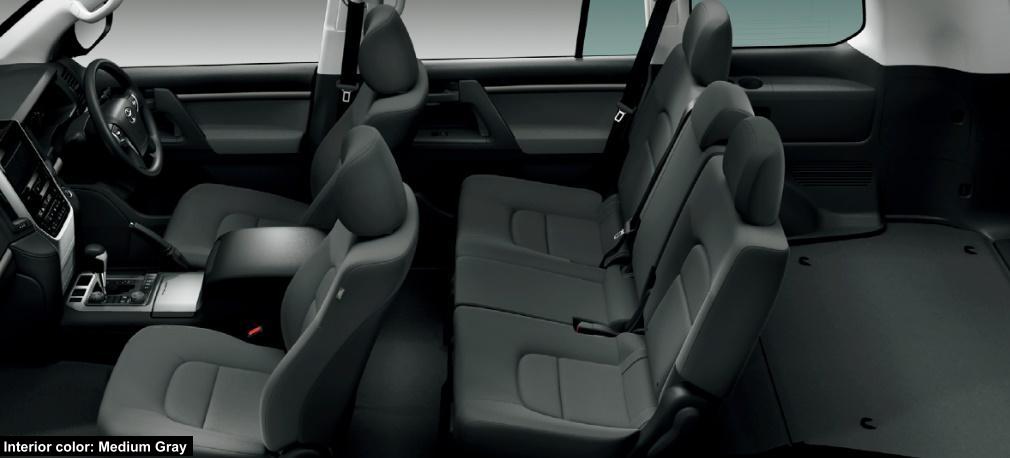 New Toyota Land Cruiser-200 interior color: MEDIUM GRAY