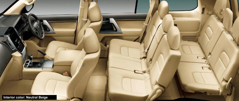 New Toyota Land Cruiser-200 interior color: NEUTRAL BEIGE
