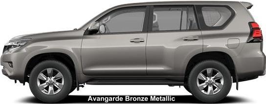 New Toyota Land Cruiser Left Hand Drive Model body color: AVANTGARDE BRONZE METALLIC