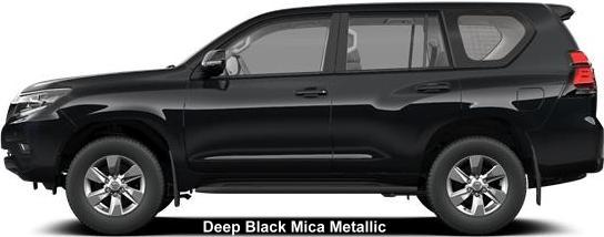 New Toyota Land Cruiser Left Hand Drive Model body color: DEEP BLACK MICA METALLIC