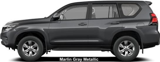 New Toyota Land Cruiser Left Hand Drive Model body color: MARLIN GRAY METALLIC