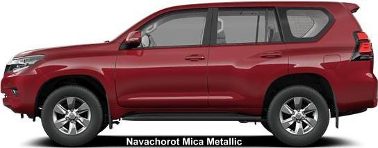 New Toyota Land Cruiser Left Hand Drive Model body color: NAVACHOROT MICA METALLIC