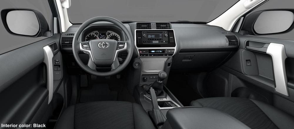 New Toyota Land Cruiser Left Hand Drive photo: Cockpit image (Black)