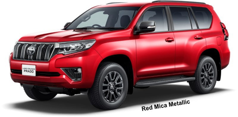 New Toyota Land Cruiser Prado 70th Anniversary Limited  body color: RED MICA METALLIC