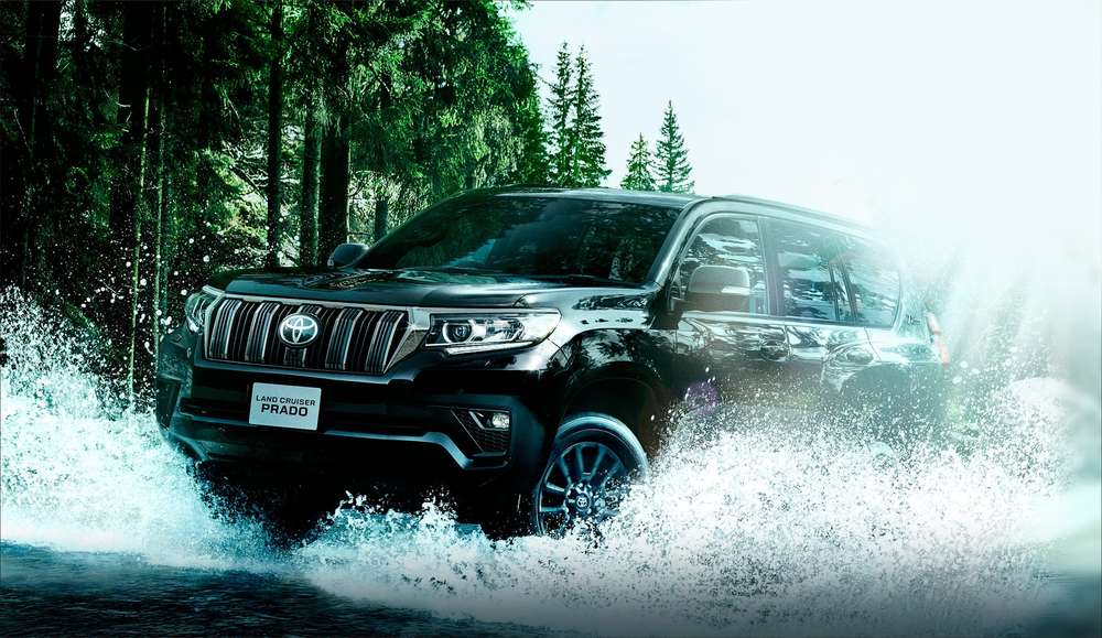 New Toyota land Cruiser Prado 70th Anniversary Limited Model photo: Front view image