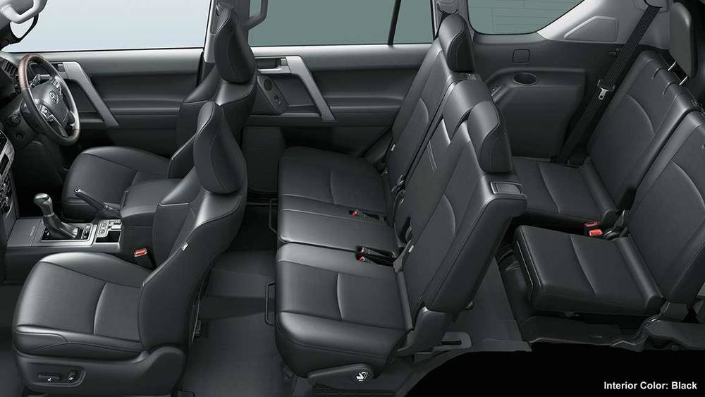 New Toyota Land Cruiser Prado picture: Black interior color