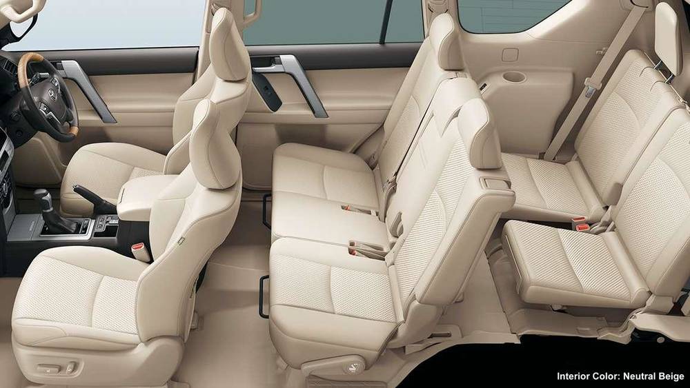 New Toyota Land Cruiser Prado picture: Neutral Beige interior color