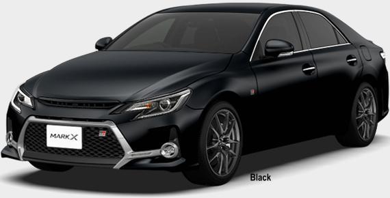 New Toyota Mark-X GR-Sport body color: BLACK