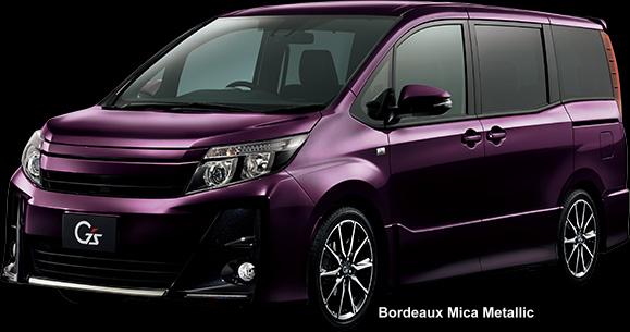 New Toyota Hoah GS body color: BORDEAUX MICA METALLIC