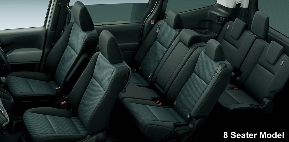 New Toyota Noah Hybrid photo: Interior view image (8 Seater Model)