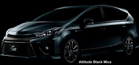 New Toyota Prius Alpha GS body color: ATTITUDE BLACK MICA